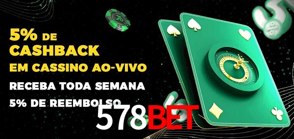 Promoções do cassino ao Vivo 578bet